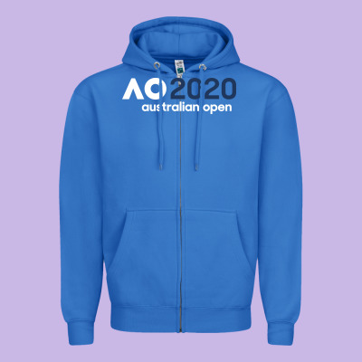 Australian Open Zipper Hoodie Designed By Artisfamous