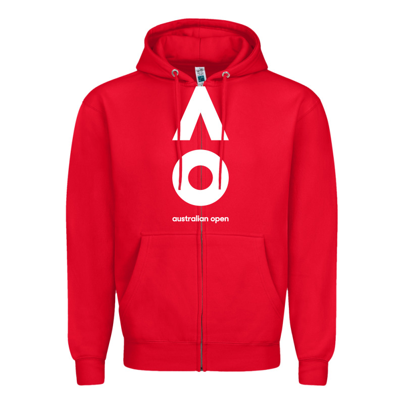Australian Open Zipper Hoodie by artisFamous | Teevron