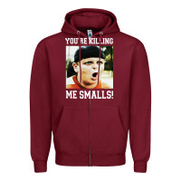 Burgundy sandlot me smalls Zipper Hoodie - artisFamous