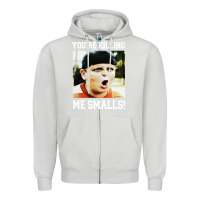 Dove Grey sandlot me smalls Zipper Hoodie - artisFamous