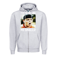 Heather Grey sandlot me smalls Zipper Hoodie - artisFamous