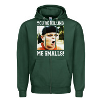 Sports Green sandlot me smalls Zipper Hoodie - artisFamous
