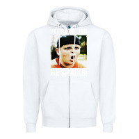 White sandlot me smalls Zipper Hoodie - artisFamous