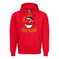 Red long live chief wahoos Zipper Hoodie - artisFamous