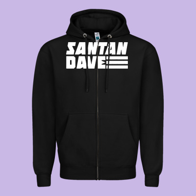 Santan Dave Zipper Hoodie Designed By Artisfamous