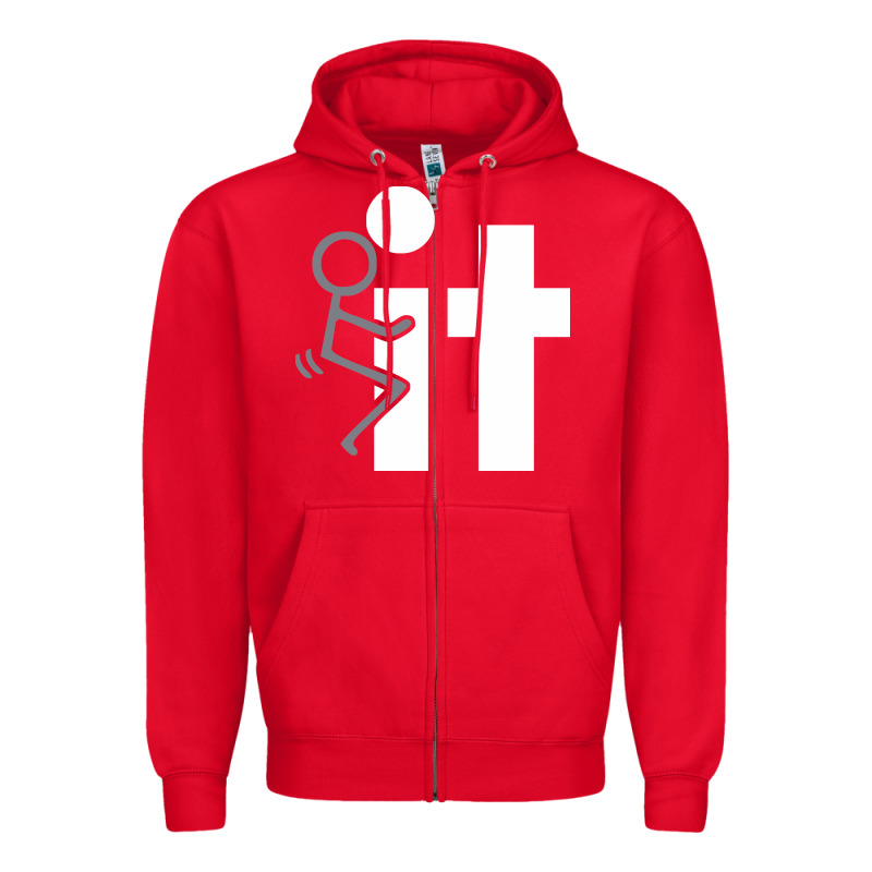 It Funny Adult Tshirt Funny Zipper Hoodie by artisFamous | Teevron