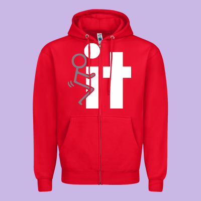 It Funny Adult Tshirt Funny Zipper Hoodie Designed By Artisfamous