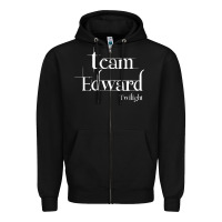Black team edward twilight Zipper Hoodie - artisFamous