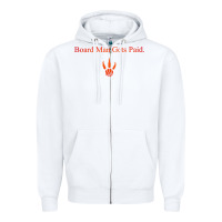 White toronto kawhi board man gets paid Zipper Hoodie - artisFamous