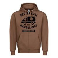 Chestnut wambulance Zipper Hoodie - artisFamous