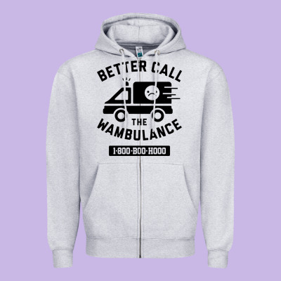 Wambulance Zipper Hoodie Designed By Artisfamous