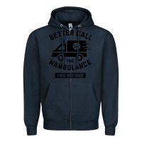 Navy wambulance Zipper Hoodie - artisFamous