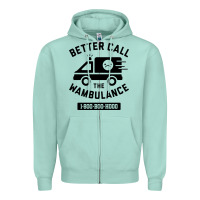 Seafoam wambulance Zipper Hoodie - artisFamous
