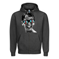 Charcoal Heather squints Zipper Hoodie - artisFamous