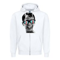 White squints Zipper Hoodie - artisFamous