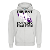Dove Grey even my final form Zipper Hoodie - artisFamous