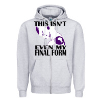 Heather Grey even my final form Zipper Hoodie - artisFamous