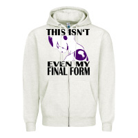 Oatmeal Heather even my final form Zipper Hoodie - artisFamous