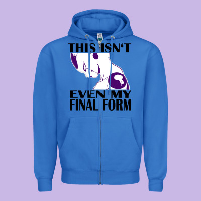 Even My Final Form Zipper Hoodie Designed By Artisfamous