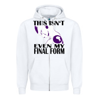 White even my final form Zipper Hoodie - artisFamous