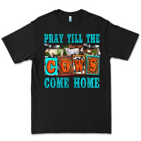 Black pray till the cows come home olivia Premium Tee - OliviaCreatesArt