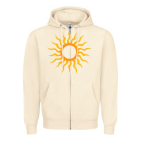 Sandshell tribal sun Zipper Hoodie - artisFamous