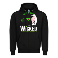 Black wicked halloween Zipper Hoodie - artisFamous