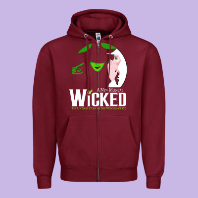 Wicked Halloween Zipper Hoodie Designed By Artisfamous