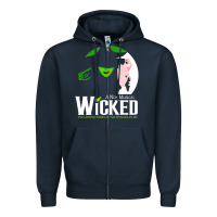 Navy wicked halloween Zipper Hoodie - artisFamous