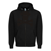 Black johnny cupcakes funny skull Zipper Hoodie - artisFamous