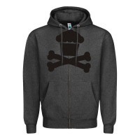 Charcoal Heather johnny cupcakes funny skull Zipper Hoodie - artisFamous