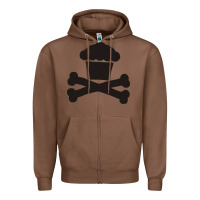 Chestnut johnny cupcakes funny skull Zipper Hoodie - artisFamous