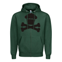 Sports Green johnny cupcakes funny skull Zipper Hoodie - artisFamous