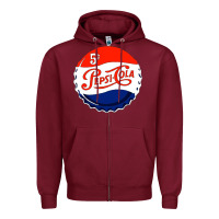 Burgundy drink soda Zipper Hoodie - artisFamous