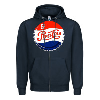 Navy drink soda Zipper Hoodie - artisFamous