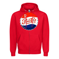 Red drink soda Zipper Hoodie - artisFamous