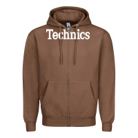 Chestnut technics essential Zipper Hoodie - artisFamous