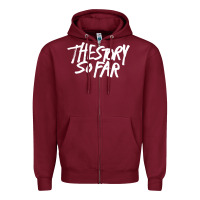 Burgundy The Story So Far (TSSF) Zipper Hoodie - artisFamous