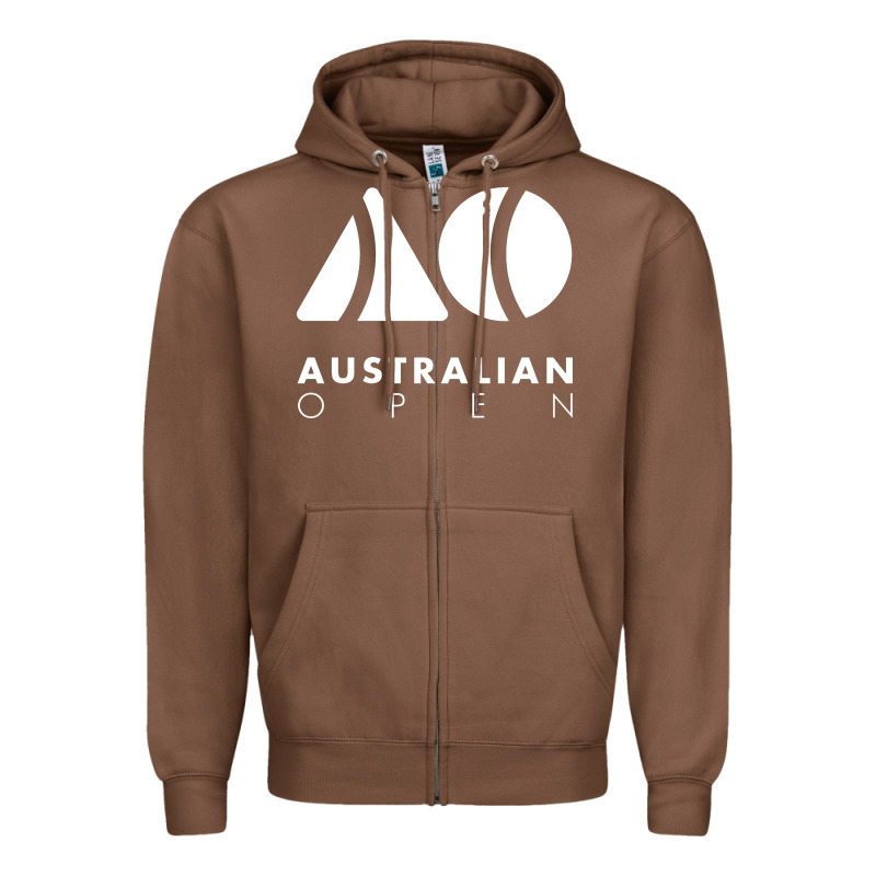 Australian Open Zipper Hoodie by artisFamous | Teevron