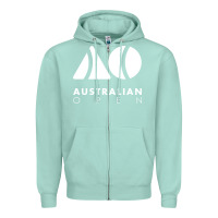 Seafoam Australian Open Zipper Hoodie - artisFamous