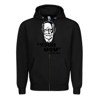 Black your mom  Sigmund Freud Zipper Hoodie - artisFamous