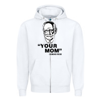 White your mom  Sigmund Freud Zipper Hoodie - artisFamous