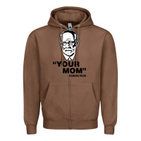 Chestnut your mom  Sigmund Freud Zipper Hoodie - artisFamous