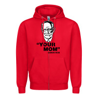 Red your mom  Sigmund Freud Zipper Hoodie - artisFamous