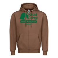 Chestnut Nook's Cranny Zipper Hoodie - artisFamous