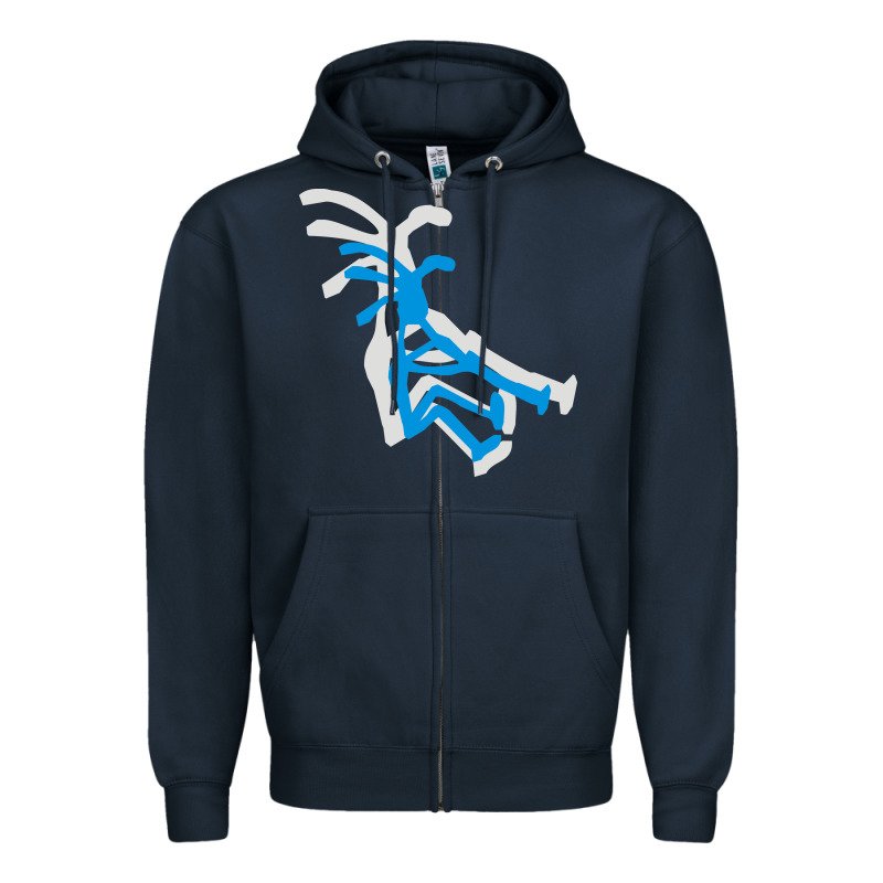 Kokopeli Funny Zipper Hoodie by artisFamous | Teevron
