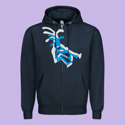 Kokopeli Funny Zipper Hoodie Designed By Artisfamous