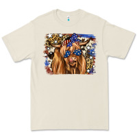 Bone 4th of July Highland Cattle Premium Tee - RanaPortraitStore