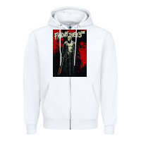 White friday the 13th jason drip Zipper Hoodie - artisFamous