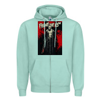 Friday The 13th Jason Drip Zipper Hoodie | Teevron